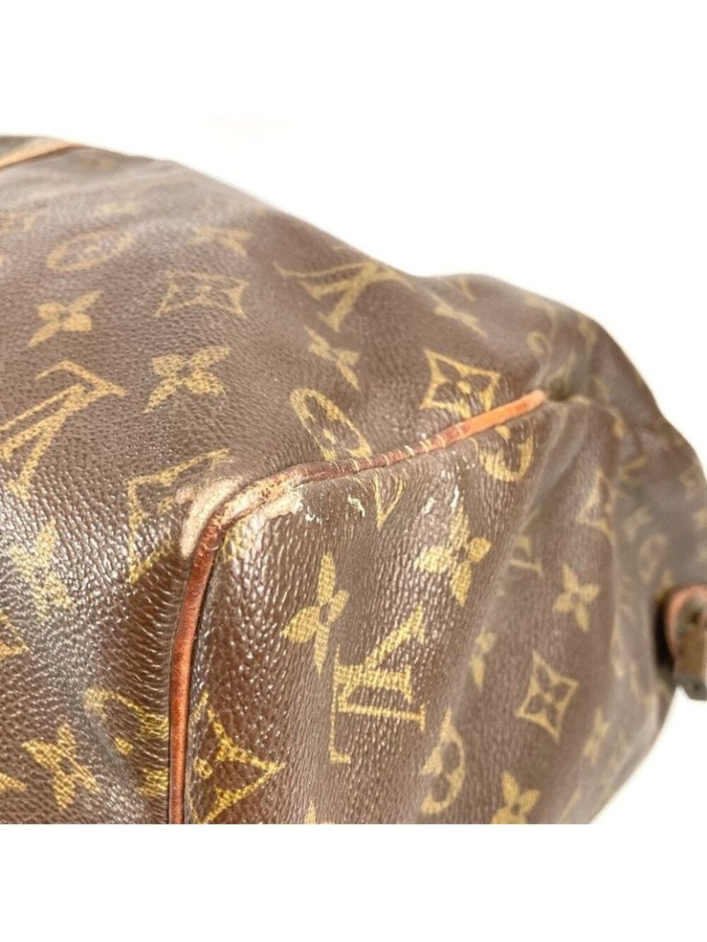 Louis Vuitton Boston Bag Keepall 55 Debeso Monogram Canvas Brown - Picture 6 of 9